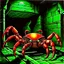 Placeholder: 90's TCG fantasy artwork art of robot crab in sewer