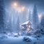 Placeholder: winter landscape, bells, ice, dreamy, science fiction