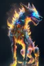 Placeholder: Zombie dog fire dragon humanoid fused ,extremely detailed,crystal clear, mystical colors ,perfectly centered image, perfect composition, rim light, beautiful lighting, 8k, stunning scene, raytracing