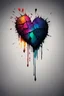 Placeholder: Visual representation of heartbreak colourful darkness high definition deep