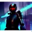 Placeholder: A portrait of a Robot, Japanese cyber samurai, art by Yoji Shinkawa, artist, cold ambient, rain, fog, latex, cables, purpurin, black, decorative color lights, neon style, led lights, fog, rain, vibrant color, highly detailed, art stations, concept art, smooth, unreal engine 5, god rays, ray tracing, RTX, lumen lighting, ultra detail, volumetric lighting, 3d, finely drawn, high definition, high resolution.