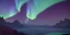 Placeholder: Mountaintop, aurora borealis