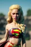 Placeholder: portrait, sweet Shakira, make-up, angry, coca-cola drinking, Realistic image, retro pop, 60s, supergirl, lycra, tights, minimal, sweat, Color background, photo studio, concept art, smooth, unreal engine 5, god lights, ray tracing, RTX, lumen lighting, ultra detail, volumetric lighting, 3d, finely drawn, high definition, 4k.