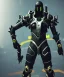 Placeholder: cyber ninja, black metal armor, futuristic suit, imperious, 8k resolution, overwatch, genji