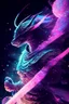 Placeholder: Fierce Magical dragon in space