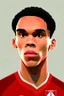 Placeholder: Trent Alexander-Arnold English soccer player player 2d cartoon