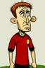 Placeholder: Oliver McBurney Footballer r cartoon 2d