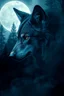 Placeholder: double exposure stunning mystic woman-wolf hybrid portait, forest, moon, smoke, ultra-high detailed, deep dark colors, dark fantasy, intricate detail, cinematic, masterpiece, sharp focus, dark ethereal fantasy, hyperdetailed, atmospheric , dark surreal fantasy