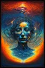 Placeholder: storm inside you; neo-surrealistic optical art