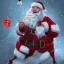 Placeholder: Person Changpeng Zhao, binance, BNB , xmas hat, santa cluas, xmas, angry, beating "FUD" with hammer, fear uncertainty doubt, emperious, 8k resolution concept art portrait by Greg Rutkowski