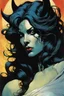 Placeholder: create a ethereal, otherworldly seductive ancient female succubus , in the comic book art style of Mike Mignola, Bill Sienkiewicz, John Romita Jr., Leonardo Romero, Simone D'ARMINI, and Jean Giraud Moebius, with highly detailed and sharply defined feminine facial features , finely penciled and inked , dramatic natural lighting