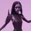 Placeholder: jenna ortega black dress, dark make up, gothic style, wednesday addams, hyper detail, octane render, unreal engine 5, 8k resolation