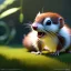 Placeholder: pixar style, volumetric garden environment and background, realistic painting of a cute midget stoat laying on the ground, looking excited, detailed digital painting, extreme dense and fine fur, anime, ornate, colour-washed colors, elegant, small minutiae, tiny features, particulars, centered, smooth, sharp focus, renderman gofur render, 8k, uhd, detailed eyes, realistic shaded volumetric lighting, sunlight caustics, backlight, centered camera view