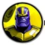 Placeholder: thanos logo animated inside a medalion