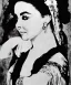 Placeholder: Beautiful k elizabeth taylor potrait like monalisa