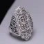 Placeholder: platinum and diamond filigree art noveau ring, breathtaking, highly ornate, delicate, intricate, photorealistic, high fashion, fine jewellery, luxury, designer