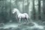 Placeholder: white horse FOREST