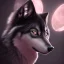 Placeholder: Black Wolf, pink eyes, 8K, cinematic lighting, sharp focus, masterpiece, expert