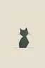 Placeholder: minimal logo, cat ,cartoon 2d