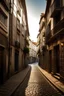 Placeholder: 1500's medieval street in Oporto city" Impasto.