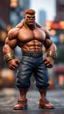 Placeholder: abobo from double dragon ,bokeh like f/0.8, tilt-shift lens 8k, high detail, smooth render, down-light, unreal engine, prize winning