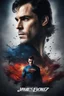 Placeholder: Create a movie poster for the movie "James Bond, 007 is Superman," Starring Henry Cavill and Alexandra Daddario, 4k, 8k, 16k, 32k, 100k UHD, Ultra-high resolution, photorealistic, 1080p, 4k, 8k, 16k, 32k, 100k UHD, Ultra-high resolution, photorealistic, 1080p, (matte skin:1.5), (extremely detailed face:1.5), (realistic human hair:1.5), (intelligent eyes:1.5), masterpiece, octane render, (long shot environmental portrait:1.8)