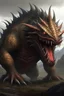 Placeholder: mountain monster beast huge maw