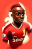 Placeholder: Sadio Mane football player 2d cartoon