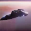 Placeholder: Wayne douglas barlowe Painting of a USA Space force spaceship in orbit over earth