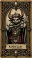Placeholder: kobold king card with ornate frame