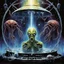 Placeholder: Modern movie poster art by Drew Struzan, surreal composition for sci-fi hooror movie "ABANDONDED LAB", dark colors, alien creatures suspended viscous liquid in cryogenic chambers, digital art, weirdcore, art from beyond, dramatic, poster art masterpiece!, by Terry Oakes