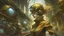 Placeholder: dystopian, steampunk, cyber, humanoid robots in a large industrial warehouse, giant screens, by artgerm and yoshitaka amano and maciej kuciara and moebius and alphonse mucha, hyperdetailed, dc comics, ornate, nebula, explosions in the sky, trending on artstation