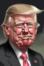 Placeholder: president donald trump as a gross pig