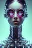 Placeholder: cyberpunk, glas head, women, portrai, open mouth, perfect skin, tron, cyborg , perfekt, real, dream, hr giger