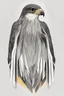 Placeholder: "Create a transparent abstract art logo featuring the Peregrine Falcon front shot. Showcase the falcon in flight, capturing its elegance. Ensure the design seamlessly blends with various backgrounds, making it versatile for multiple applications."