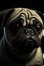 Placeholder: a serious looking old pug dog, super realistic ,8k quality