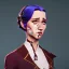 Placeholder: Portrait of a 30 year old sorceress like Mary Poppins