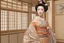 Placeholder: **Orientalism masterpiece of woman in geisha clothes interior is hyper detailed --ar 13:10 --v 5.1