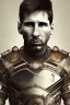 Placeholder: lionel Messi face style steampunk