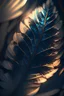 Placeholder: Leaves feather alien, unreal lighting, volumetric lighting, high contrasts, sharp focus,