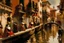 Placeholder: A Venice-style city with masks painted by John Singer Sargent