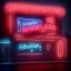 Placeholder: modern barber shop, neon lights, 8k, extremly detailed,luxus, wohlhabend, cinema4d, 3d render, creative, complex