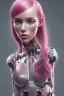 Placeholder: cyborg, pink hair,seven