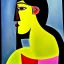 Placeholder: portrait of a woman picasso style