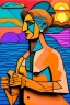 Placeholder: sunset picasso