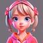 Placeholder: cute girl 3D