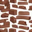 Placeholder: chocolate brick with bite out of it