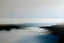Placeholder: Minimalist Abstract painting of a seascape