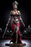 Placeholder: tabletop role-playing miniature of a beautiful women Indonesia. full body. concept art hyperrealism, 4k, realistis