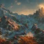 Placeholder: highly detailed mountain landscape, sunset, illustration, cinematic lighting, 4k, 8k, octane render, digital concept art, pinterest, extremely detailed, ambient lighting.